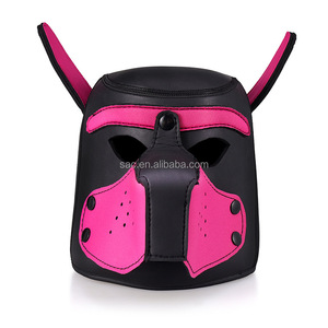 SacKnove 51027 érotique étanche <span class=keywords><strong>SM</strong></span> fétiche esclave respirant discothèque Cosplay tête enveloppement <span class=keywords><strong>masque</strong></span> <span class=keywords><strong>chien</strong></span> capuche Bondage couvre-chef - Product Image 5