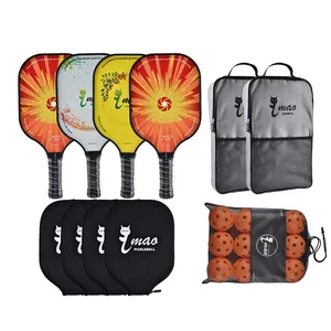 Fabrik Großhandel Design beliebt Indoor und Outdoor glattes USAPA Fiberglas Pickleball Paddel-Set