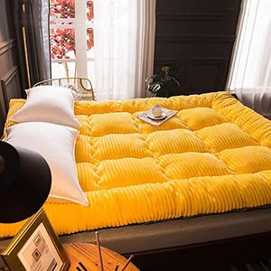 <span class=keywords><strong>Matelas</strong></span> de Sol Pliable Hiver Doux Épais <span class=keywords><strong>Matelas</strong></span> Futon pour Chambre <span class=keywords><strong>Matelas</strong></span> Tatami Jaune - Product Image 3