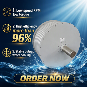 Générateur à aimants permanents (PMG) certifié CE ALLRUN 25KW pour l'énergie hydroélectrique 48V-600V Protection IP55 Garantie de 20 ans - Product Image 6