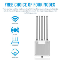 Punto de Acceso Inalámbrico para Exteriores WiFi6 AX3000 de Doble Banda 3000Mbps con Soporte PoE, Modo Mesh, Largo Alcance, Cobertura de 1KM, Venta al Por Mayor de Fábrica