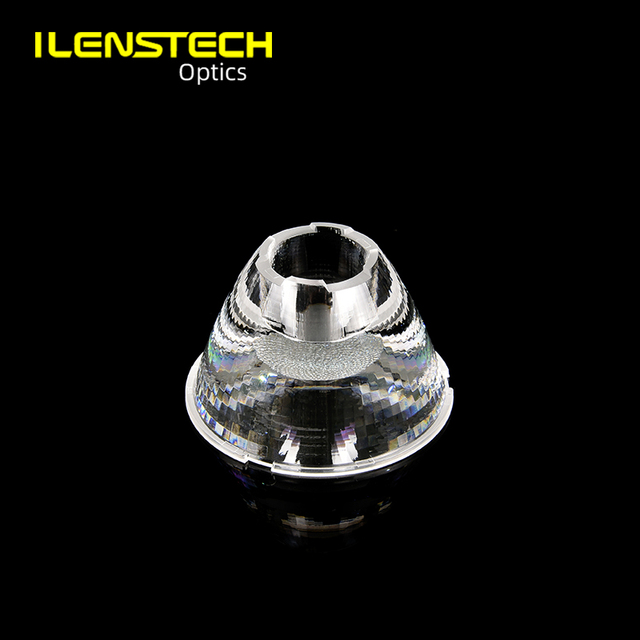 Low-glare 62mm Diameter Led Lens 15 Degree Tir Lens Les 9mm 12mm Cob Lenses