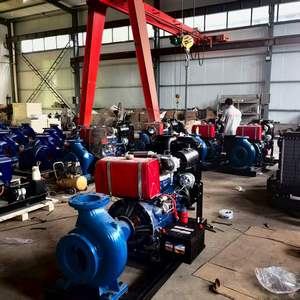 Bomba centrífuga diésel de fábrica de una etapa con succión final, bomba de agua eléctrica centrífuga de 6 pulgadas - Product Image 2