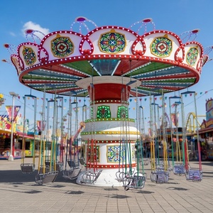 Chaise volante rotative pour parc d'attractions, certifiée CE et testée pour la sécurité, pour adultes, modèle <span class=keywords><strong>Wave</strong></span> Swinger, à vendre - Product Image 1