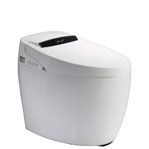Inodoro Inteligente de Pie con Forma Redonda, Descarga Sifónica, Inodoro Automático Inteligente, Artículos Sanitarios Modernos para Baño - Product Image 1