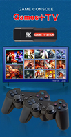 TV Stick X2 Game TV Box 64GB 10000+ Juegos HD 8K 5G WiFi Consola de Videojuegos Retro de Alta Definición Simulador Inalámbrico PK Q9 Stick