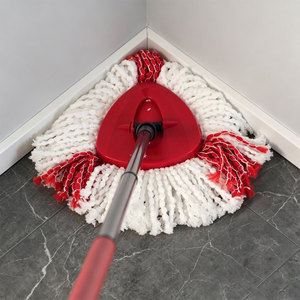 Tête de balai serpillère triangulaire en microfibre de rechange pour balai essoreur O-Cedar <span class=keywords><strong>Vileda</strong></span> EasyWring, recharge de balai rotatif lavable - Product Image 4