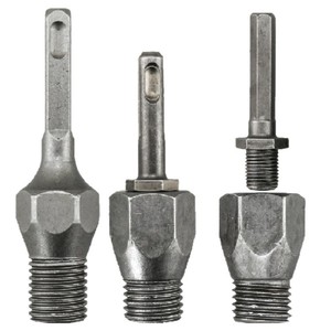 Kzd Electric Hammer Adapter 1/2 Threaded Square Round Hex Shank Converter For Pistol Drill - Product Image 5