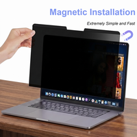 Magnetik 2 Arah 180 °   Pelindung Layar Privasi untuk MacBook Air 13.3 Inch 2018-2021 M1 A1932/A2337/A2289/A2251/A2338/A2179 Film