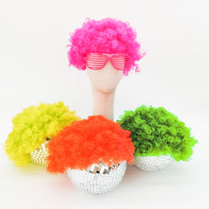 Yachen 70S 80S 90s วิกผมตัวตลกสำหรับผู้ชายผู้หญิงเครื่องแต่งกายงานเลี้ยง - Product Image 4