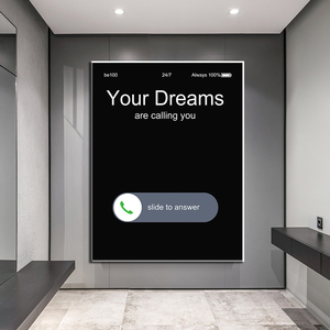 <span class=keywords><strong>Poster</strong></span> e Stampe su Tela con Citazioni Ispiratrici in Inglese, Quadri Decorativi per Camera <span class=keywords><strong>da</strong></span> <span class=keywords><strong>Letto</strong></span> e Ufficio - Product Image 5