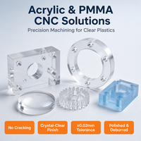 Usinage CNC de haute précision à cinq axes pour PMMA acrylique sur mesure, pièces et produits en plexiglas personnalisés, fabrication plastique