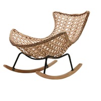 Fauteuil inclinable à bascule moderne en rotin, canapé paresseux pour la maison, salon, balcon extérieur, intérieur, détente