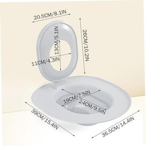Plateau intérieur amovible réutilisable pour chats <span class=keywords><strong>Kit</strong></span> d'entraînement en plastique pour toilette assise Siège sécurisé avec ventouses - Product Image 6