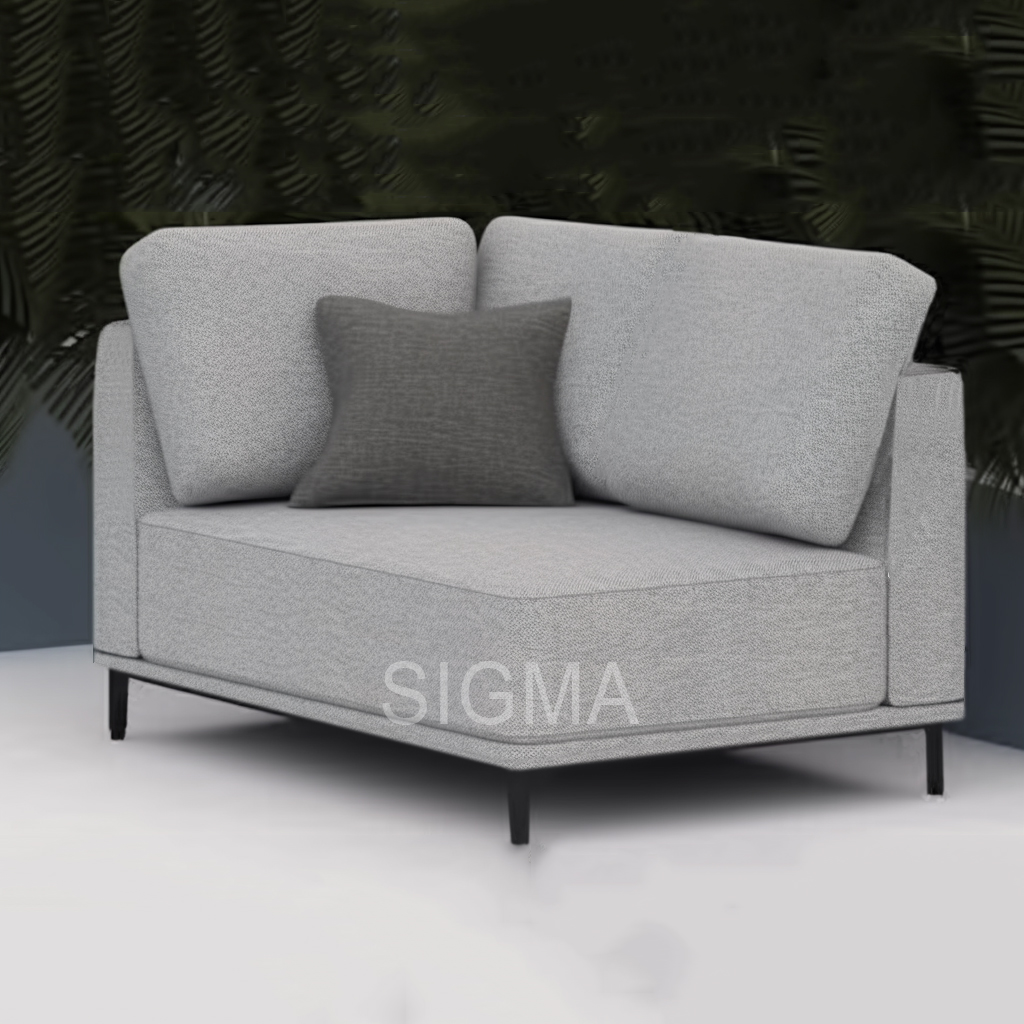 Comfortable Villa Garden Sofa Set Outdoor Patio Fabric Outdoor Lounge