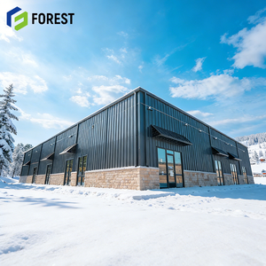 Structure en acier préfabriquée polyvalente, soudage, conception de grille à longue portée, pour applications de construction polyvalentes - Product Image 1