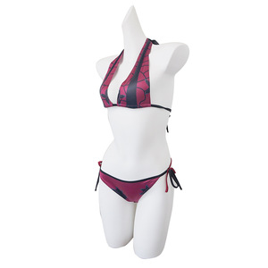 Costume da Bagno Sexy Cosplay <span class=keywords><strong>Anime</strong></span> Arc Daki <span class=keywords><strong>Kimetsu</strong></span> <span class=keywords><strong>No</strong></span> Yaiba, Set Bikini con Copricostume, Costume da Bagno in 3 Pezzi per Halloween - Product Image 3