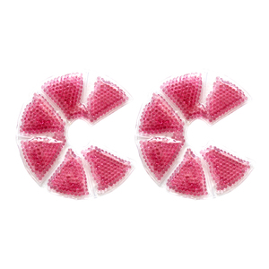 Bingfan, cuentas de <span class=keywords><strong>Gel</strong></span> de felpa suave para microondas, almohadilla de enfriamiento de pecho para amamantar, aliviar el dolor de pezón, almohadillas de pecho frías y calientes - Product Image 1