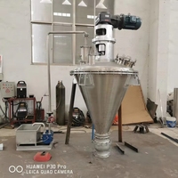 Mélangeur de poudre détergente en acier inoxydable à prix d'usine avec moteur DC, mélangeur à vis et capacité de revêtement, capacité de 1000L