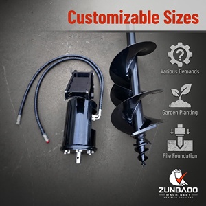 Moteur de tarière hydraulique pour <span class=keywords><strong>mini</strong></span>-excavatrice <span class=keywords><strong>1T</strong></span>, avec tarières de 200-300 mm, puits de forage à couple élevé pour Kubota, <span class=keywords><strong>Bobcat</strong></span>, Yanmar, Takeuchi - Product Image 5