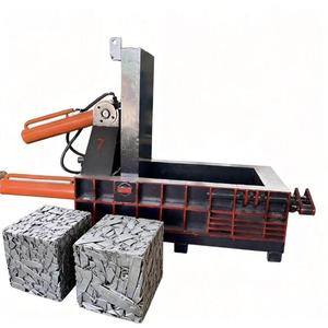 Presse compacteuse hydraulique d'occasion pour ferraille, acier, métal, carrosserie de voiture, modèle KPW-81-160T à entraînement hydraulique, prix de vente - Product Image 1