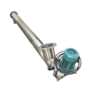 Convoyeur à vis en acier inoxydable réglable résistant à la corrosion Tesheng, type tube, 1-1000 (t/h), pour matériaux en poudre/granulés - Product Image 1