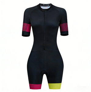 Combinaison de triathlon une pièce à séchage rapide, personnalisable avec logo, pour hommes et femmes athlètes, triathlètes professionnels, cyclisme, course à pied, natation - Product Image 5