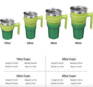 40 Oz Tumbler With Handle Insulated Tumbler With Lid And Straw Stainless Steel Travel Mug Coffee Cups - Product Image 4