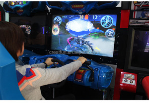 เครื่องเกมแข่งรถอาร์เคดแบบหยอดเหรียญ รุ่นล่าสุด ดีไซน์ทันสมัย จำลองการขับรถแบบ Outrun - Product Image 3