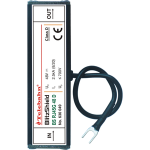 Telebahn 1000Mbps CAT6 LAN RJ45 dữ liệu <span class=keywords><strong>Ethernet</strong></span> Surge Protector PoE supresor de picos parafoudre arrester Surge bảo vệ SPD - Product Image 3