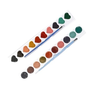 Set di Colori ad Acquerello Solidi Multicolore Facili da Miscelare con Pennello, Teglie di Acquerello Vibranti Metallizzate Personalizzabili per Bambini - Product Image 2
