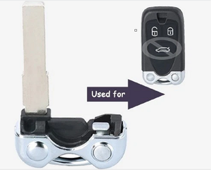 Lame de clé d'urgence non coupée Lame d'insertion d'urgence pour clé intelligente pour <span class=keywords><strong>Alfa</strong></span> <span class=keywords><strong>Romeo</strong></span> 159 156 Spider Brera - Product Image 3