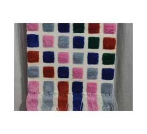 Tapiz de Pared de Macramé Bohemio Colorido, Hecho a Mano con Cinta de Algodón - Decoración de Pared Bohemia de 40x30 Pulgadas, Diseño Personalizado - Product Image 3