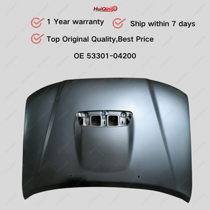 Piezas de Carrocería Metálicas OEM para Automóviles, Panel Frontal del Capó del Motor, Capó para Toyota Tacoma 2005-2011 con Orificio OE 53301-04150 - Product Image 2