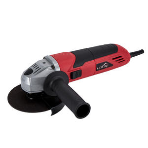 Amoladora angular eléctrica GX-AG047 de 900W con motor de escobillas, cuerpo metálico, mango y llave para pulir y esmerilar en proyectos de bricolaje. - Product Image 2