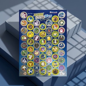 pokemon Premium Push Pop Ddakji 100 PCS <b>Box</b> Korean <b>Fidget</b> Slap Cards Coated Paper AB0001 Kids <b>Toy</b> Board Game Hobby Collectible - Product Image 2