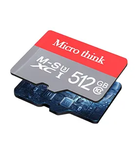 마이크로 씽킹 128g 클래스 10 플래시 메모리 카트 지원 로고 색상 사용자 정의 16g 32g 256g 1tb 카메라 마이크로 메모리 SD 카드