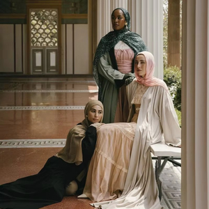 2025 Vintage Floral Printed Modest Prayer Eid <b>Hijab</b> Long Viscose Shawl for Malay Women Muslim Women's <b>Modal</b> Cotton <b>Hijab</b> - Product Image 3