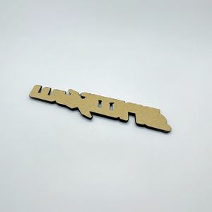 Logotipo del alfabeto Matrícula Varios estilos OEM Diseño personalizado Body Brand Logo Artículos decorativos para automóvil - Product Image 5