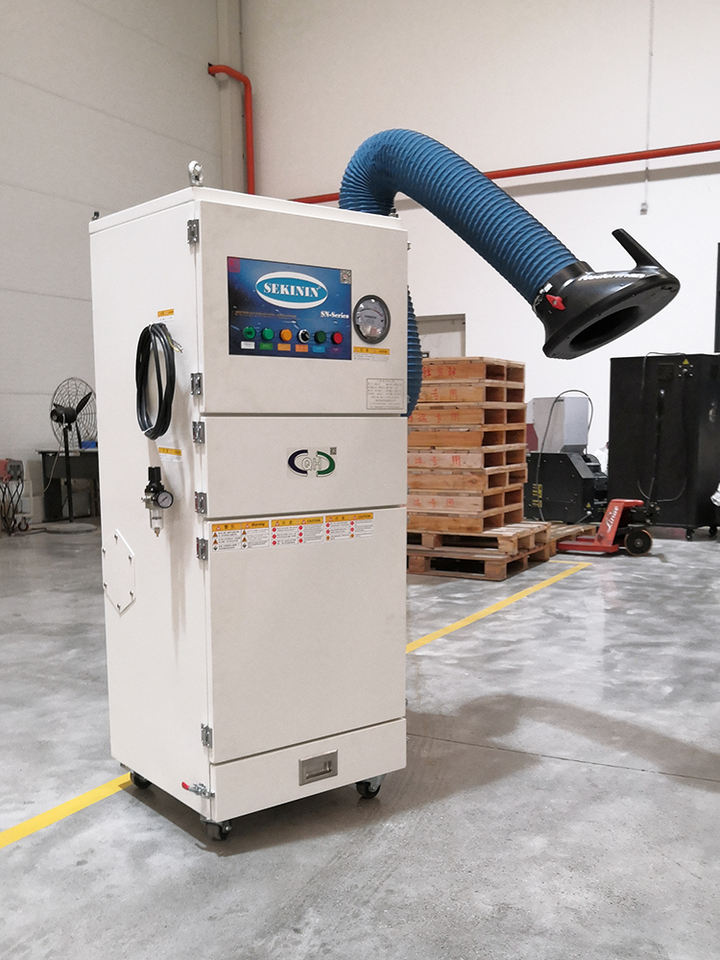 DSN Series Compact Cartridge Dust Collector High Negative Pressure ...