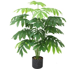 Plantes vertes artificielles de simulation, 6 pieds et 4 pieds de hauteur, 13 feuilles, arbre haut de gamme, décoration, faux arbre Cordyline - Product Image 5
