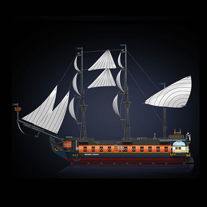 Mould King 13192 3580PCS Serie de Barcos, Modelo de Barco de Escuadrón Imperial, Bloques de Construcción, Juguete Técnico, Regalo Festivo - Product Image 4