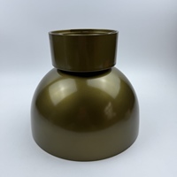 Seau à glace pour champagne Magnum en acrylique blanc de couleur dorée, taille XL