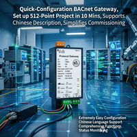 Sunfull BAC1002-ARM Gateway BACnet de Configuración Rápida, Admite Descripción en Chino, Simplifica la Comisiónización