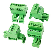 Fil monté sur rail DIN pour câbler le bornier mâle et femelle pas de connexion 3.81MM