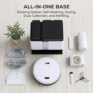 Vacuum <b>Cleaner</b> Wet and Dry powered by 20000pa Pa Power Suction for 3 in 1 Sweeping Mopping Mop Wet and Dry <b>Robot</b> Vacuum - Product Image 5