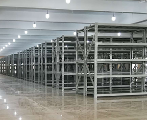 رفوف عرض معدنية 4 طبقات للخدمة الشاقة قابلة للتعديل للتخزين المنزلي رفوف عرض لتخزين المستودعات وتخزين البضائع - Product Image 6