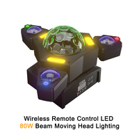 Projecteur LED à tête mobile sans fil 50W/80W/100W/120W pour discothèque et concert