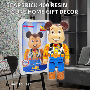 ขายส่ง Lanyi BearBrick 400 ตัว ฟิกเกอร์แอคชั่น งานประติมากรรมเรซิ่นตกแต่งบ้าน ของที่ระลึกแฟชั่น ตุ๊กตาตัวละคร ของขวัญ - Product Image 2