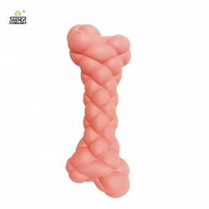Giocattolo da masticare per cani rosa gomma naturale riciclabile produttore Designer giocattoli per cani da compagnia giocattoli da masticare per ossa - Product Image 3
